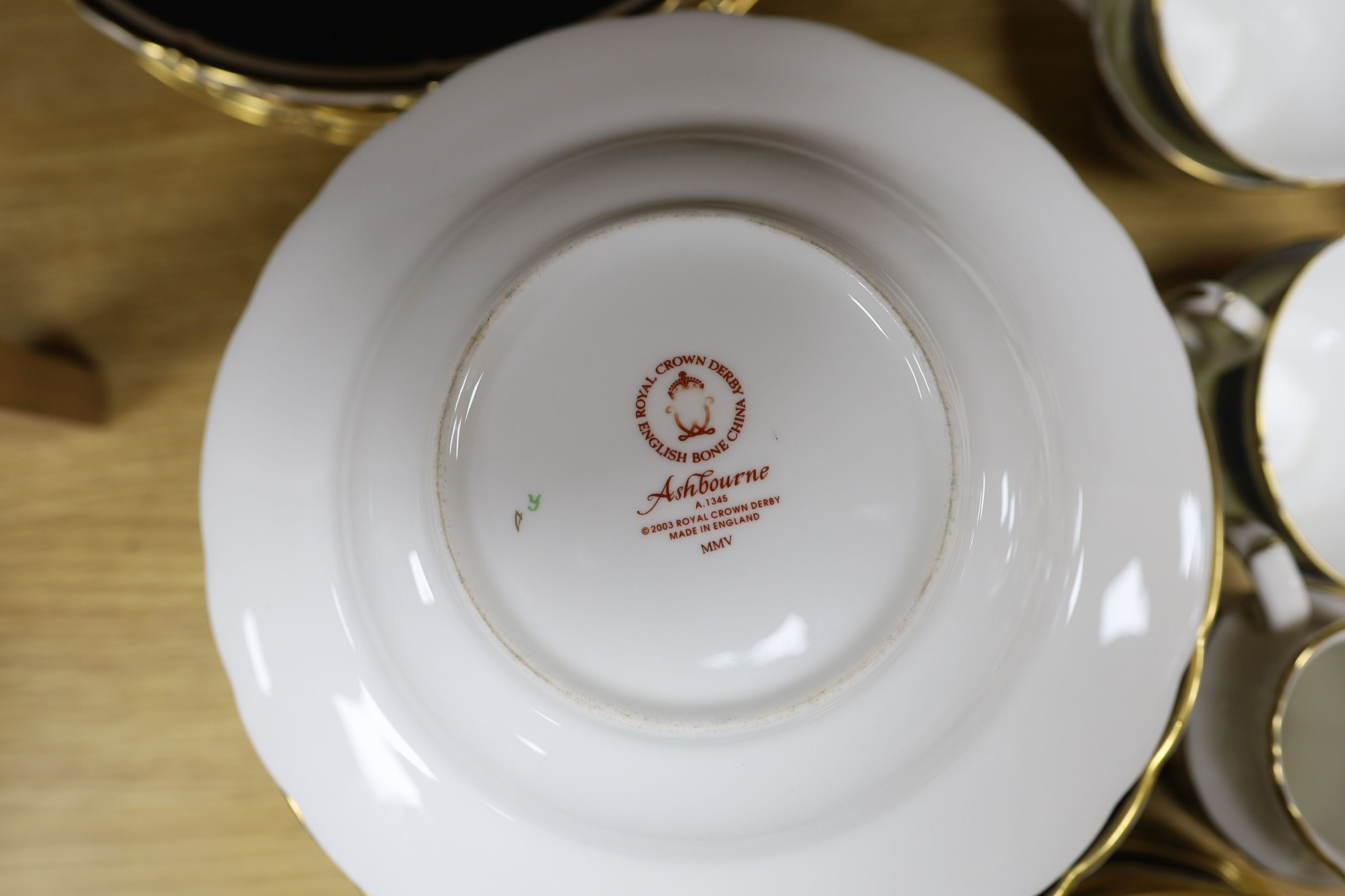 A Royal Crown Derby ‘Ashbourne’ part tea and dinner service